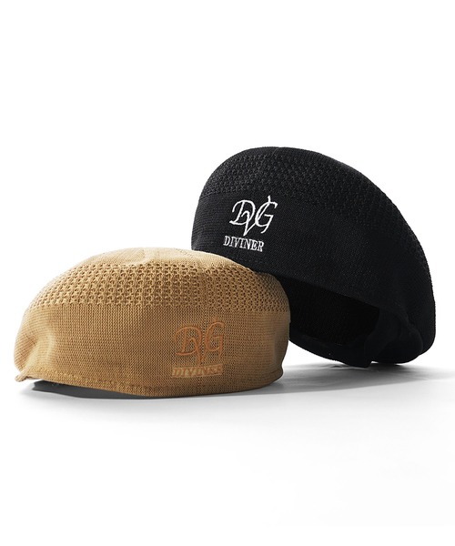 DIVINER GOLF 帽子 ベレー帽 「DIVINER GOLF」 ハンチング