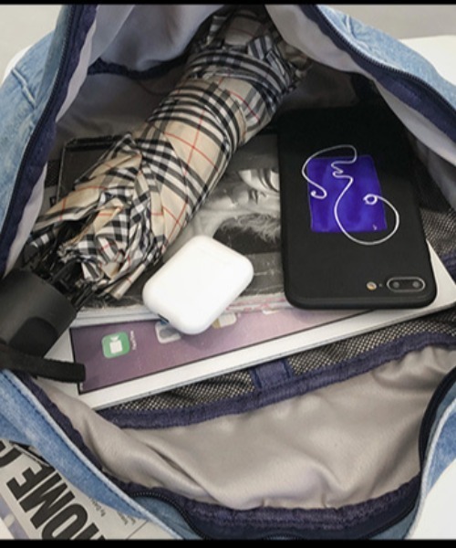 COO+i（クーイ） ウエストポーチ ウエストバッグ 大容量デニムボディ