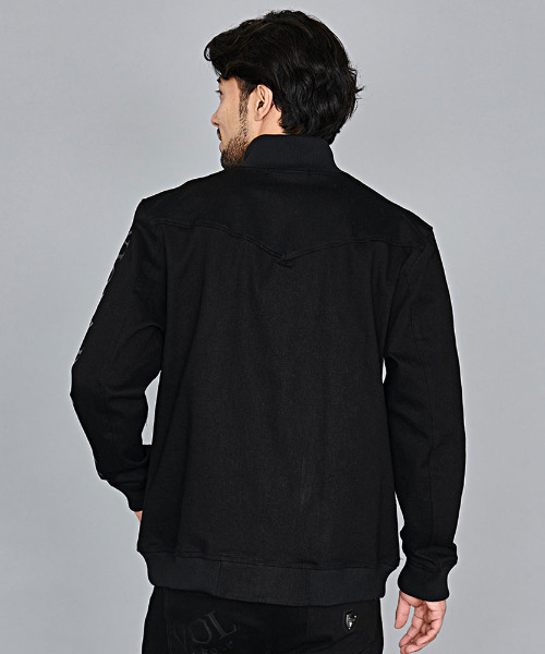 VIOLA rumore ストレッチデニム　フルジップアップジャケット VIOLA ブルゾン アウター 「VIOLA rumore/ヴィオラ ルモーレ