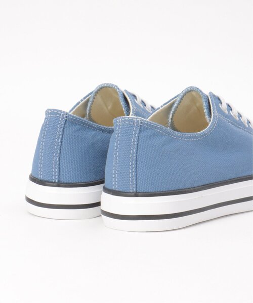 ikka（イッカ） スニーカー 「伸びる靴ひも」撥水キャンバススニーカー
