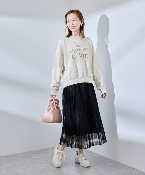 ロペ【フォロー割有り！^_^】 ROPE' PICNIC トレーナー スウェット ロゴ刺繍スウェット/吸水速