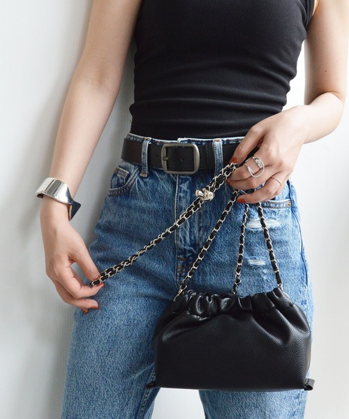 関税込み＊MISBHV＊バックル 牛革 ユニセックス ベルト ブラック styiro ベルト 「ユニセックス」ヴィンテージブラックシルバー