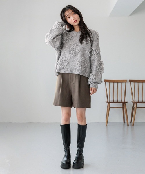 LOWRYS FARM（ローリーズファーム） パンツ ウールライクショート