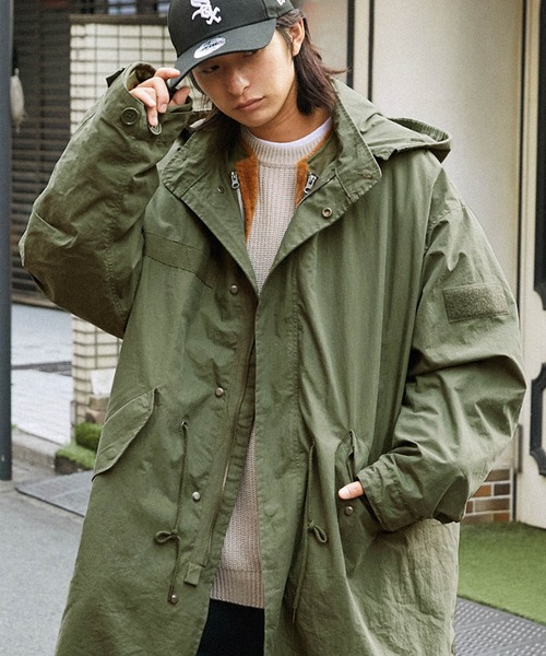 MONO-MART（モノマート） モッズコート L オリーブ メンズ : ZOZOTOWN
