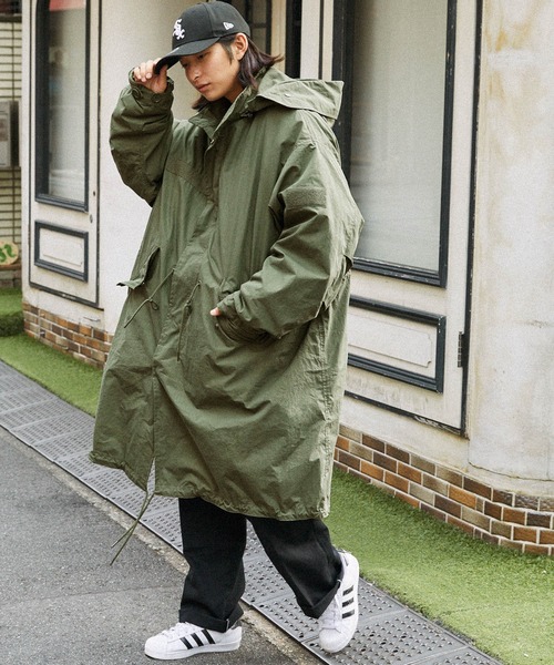 MONO-MART（モノマート） モッズコート L オリーブ メンズ : ZOZOTOWN