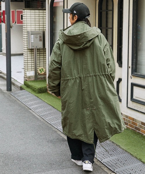 MONO-MART（モノマート） モッズコート L オリーブ メンズ : ZOZOTOWN