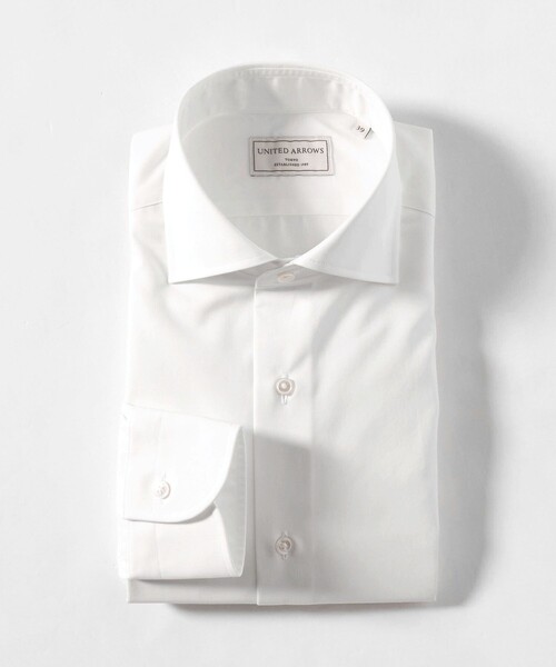 最終値下げ　新品タグ付き　ユナイテッドアローズ　スタンドカラーシャツ　フォーマル YAECA＞STAND COLLAR SHIRT/シャツ