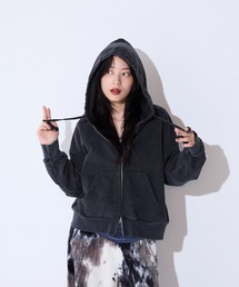 JEANASIS パーカー FadeカラーZIPフーディ/321477 レディース