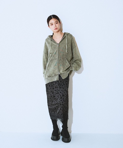 JEANASIS パーカー FadeカラーZIPフーディ/321477 レディース