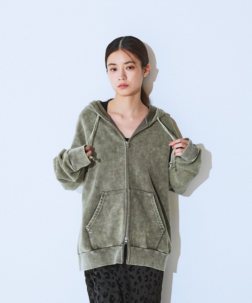 JEANASIS（ジーナシス） パーカー FadeカラーZIPフーディ/321477