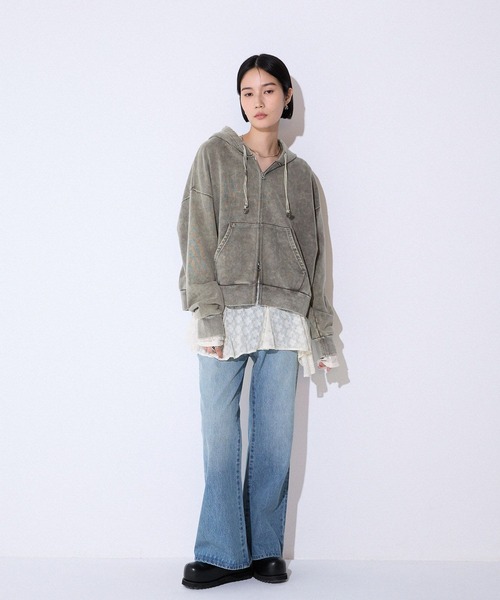 JEANASIS FadeカラーZIPフーディ(新品) JEANASIS｜FadeカラーZIPフーディ | Rakuten Fashion(楽天