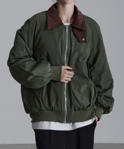 「Loose/ルース」 ブルゾン M カーキ メンズ_画像7