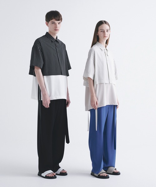 CULLNI ブラック 半袖シャツ CULLNI 「CULLNI」 半袖シャツ 1 ブラック メンズ : ZOZOTOWN