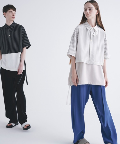 CULLNI 半袖シャツ CULLNI 「CULLNI」 半袖シャツ 1 ブラック メンズ : ZOZOTOWN