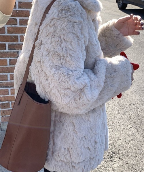 コート アウター もこもこ フェイクファー レディース : ZOZOTOWN