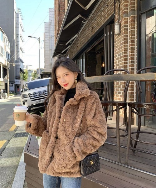 ★ フェアリーグランジ ファーコート ボア アウター もこもこ ★ ds054ze_6.jpg