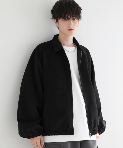 「LILL」 ジップアップブルゾン X-LARGE ブラック メンズ_画像2