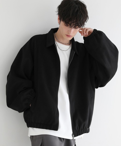 「LILL」 ジップアップブルゾン X-LARGE ブラック メンズ_画像4