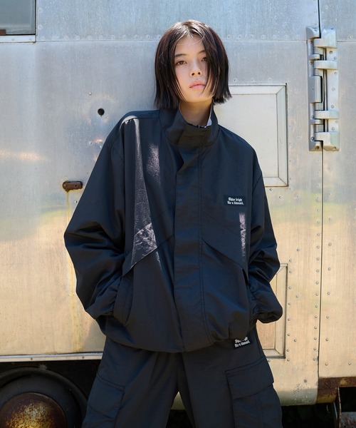 kutir ブルゾン アウター 2WAY REVAESIBLE NYLON DRAWCORD SHORT