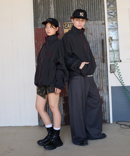 kutir ブルゾン アウター 2WAY REVAESIBLE NYLON DRAWCORD SHORT