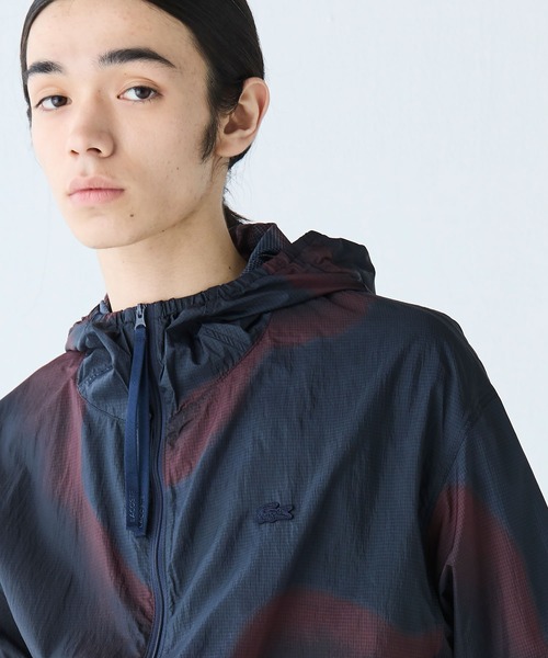 LACOSTE ナイロンジャケット 撥水ライトウェイトリップストップ