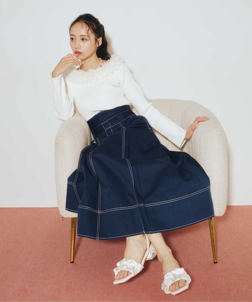 ジルスチュアート　デニムサンダル JILL by JILL STUART（ジルバイジルスチュアート）の