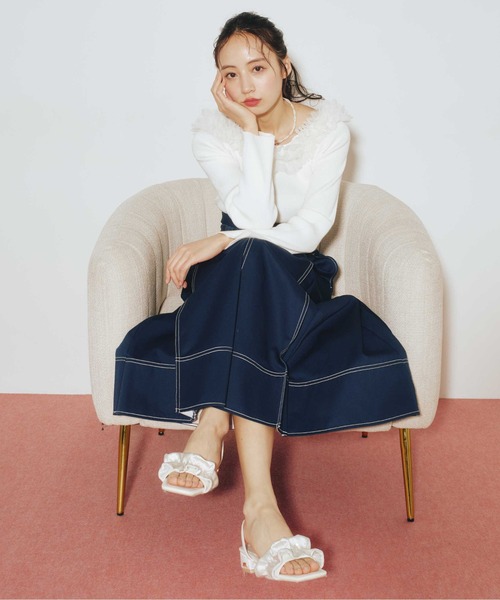 即納【JILL by JILL STUART☆人気 フリル サンダル JILL by STUART サンダル フリルサンダル レディース : ZOZOTOWN