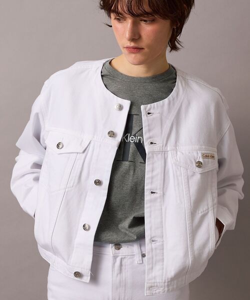 Calvin Klein（カルバン・クライン） デニムジャケット gジャン カラー