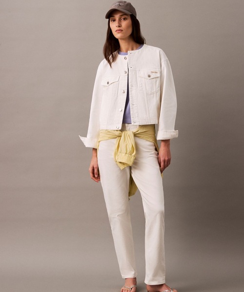 Calvin Klein Jeans ホワイトデニムジャケット セットアップ Calvin