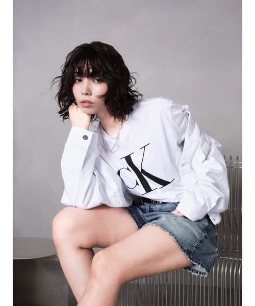 【新品 未使用】カルバンクライン デニムジャケット M位 トラッカージャケット 90s デニムトラッカージャケット（デニムジャケット）｜Calvin