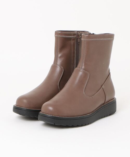 「HEAL ME」 ショートブーツ 23.0cm ブラウン レディース_画像7