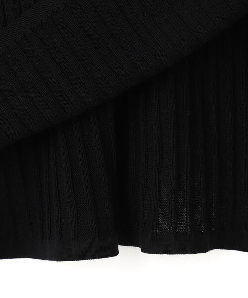 PROPORTION ポロ襟リブミニニットワンピース ポロ襟リブミニニットワンピース | PROPORTION BODY DRESSING
