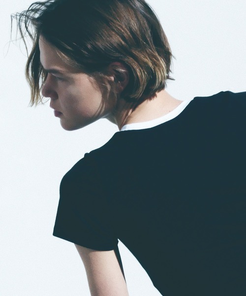 BIOTOP tシャツ WOMEN「Hanes for BIOTOP」TRIBLEND CROPPED T