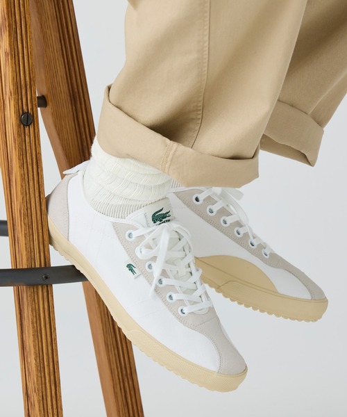 *LACOSTE* BACKSLAM 125 5 CMA キャンバス スニーカー LACOSTE スニーカー メンズ BACKSLAM 125 5 CMA : ZOZOTOWN