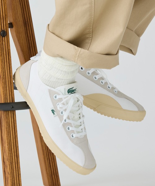 *LACOSTE* BACKSLAM 125 5 CMA キャンバス スニーカー LACOSTE スニーカー メンズ BACKSLAM 125 5 CMA : ZOZOTOWN