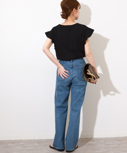 [JOURNAL STANDARD relume] обработка Denim брюки 38 голубой женский 