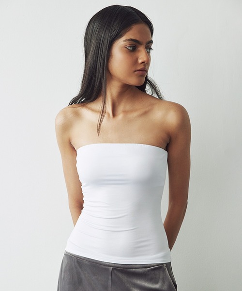 SORIN チューブトップ ベアトップ Silky Jersey Bare Top