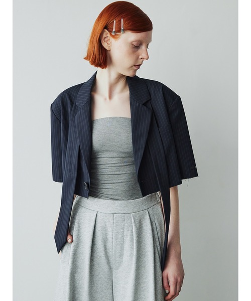 SORIN チューブトップ ベアトップ Silky Jersey Bare Top