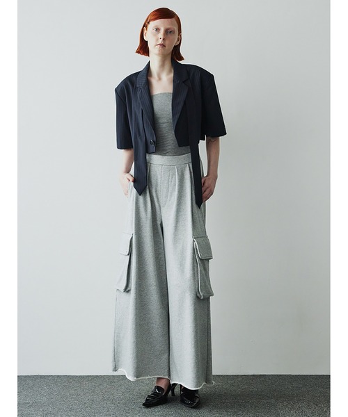 SORIN ホワイト ベアトップ・チューブトップ SORIN チューブトップ ベアトップ Silky Jersey Bare Top