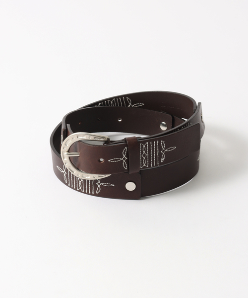 ベルト DAIRIKU / ダイリク Folding Western Leather Velt A-4