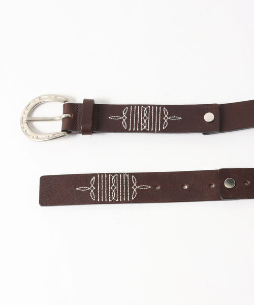 ベルト DAIRIKU / ダイリク Folding Western Leather Velt A-4