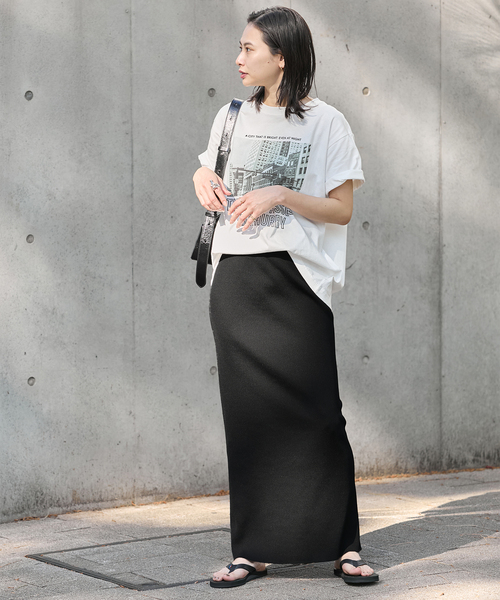 JOURNAL STANDARD、ロングスカート JOURNAL STANDARD スカート 「WEB限定追加2」ハリヌキテレコ
