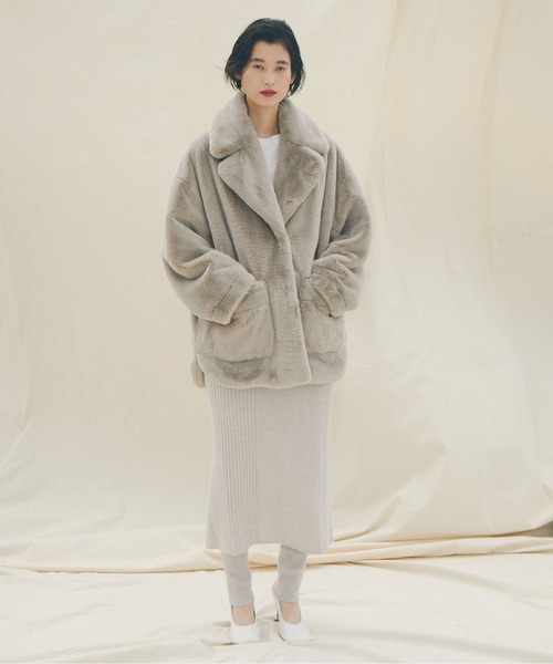 「GALLARDAGALANTE」 ジャケット FREE グレー レディース_画像6