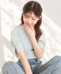 tシャツ 半袖 タックスリーブトップス レディースの詳細画像3