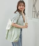 tシャツ 半袖 タックスリーブトップス レディースの詳細画像5