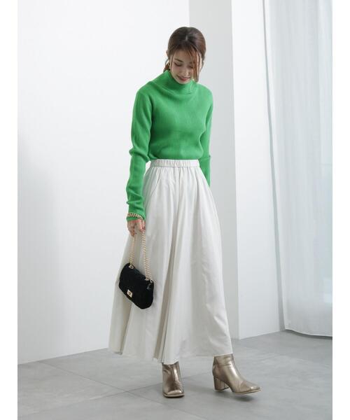 「Te chichi」 長袖ニット F ゴールド レディース_画像5