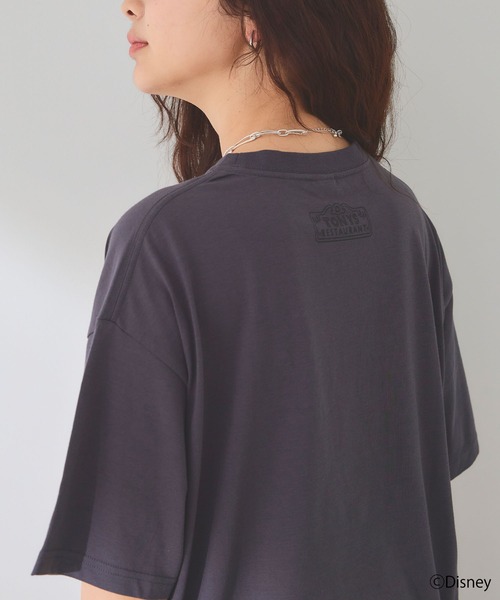 【Disney】US Disney Parks わんわん物語 男女兼用 半袖Tシャツ Disney tシャツ 「Disney/ディズニー」わんわん物語レディ