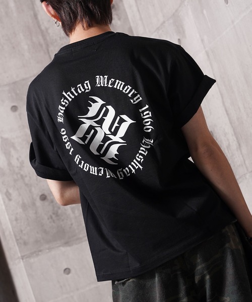 MEMORY tシャツ 「MEMORY」オールドイングリッシュ Mロゴ 半袖 Tシャツ