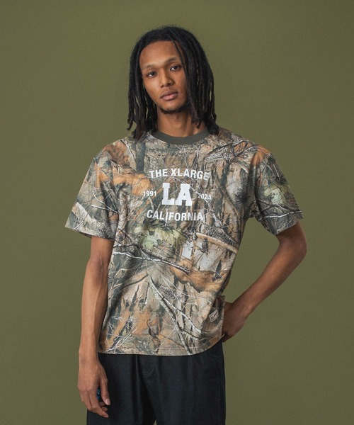 XLARGE（エクストラ ラージ） tシャツ TREE CAMO S/S TEE メンズ
