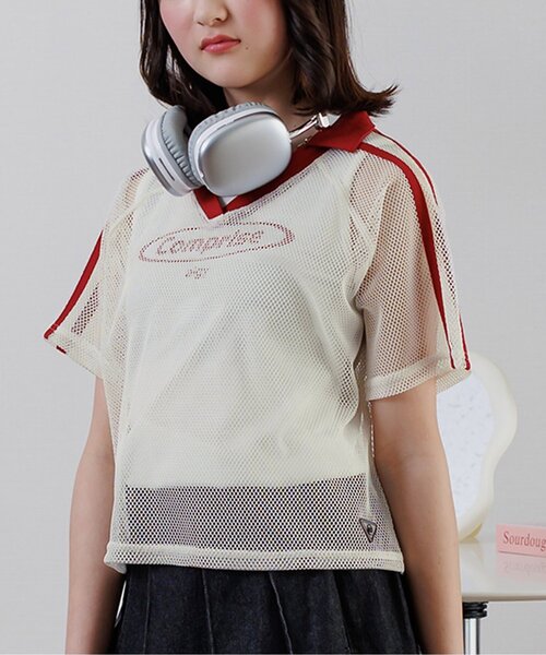 子供服　トップス　セット algy 「接触冷感」タンク＆メッシュトップスセット キッズ 子供